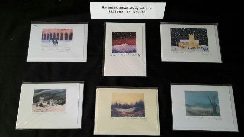 Winter greetings cards